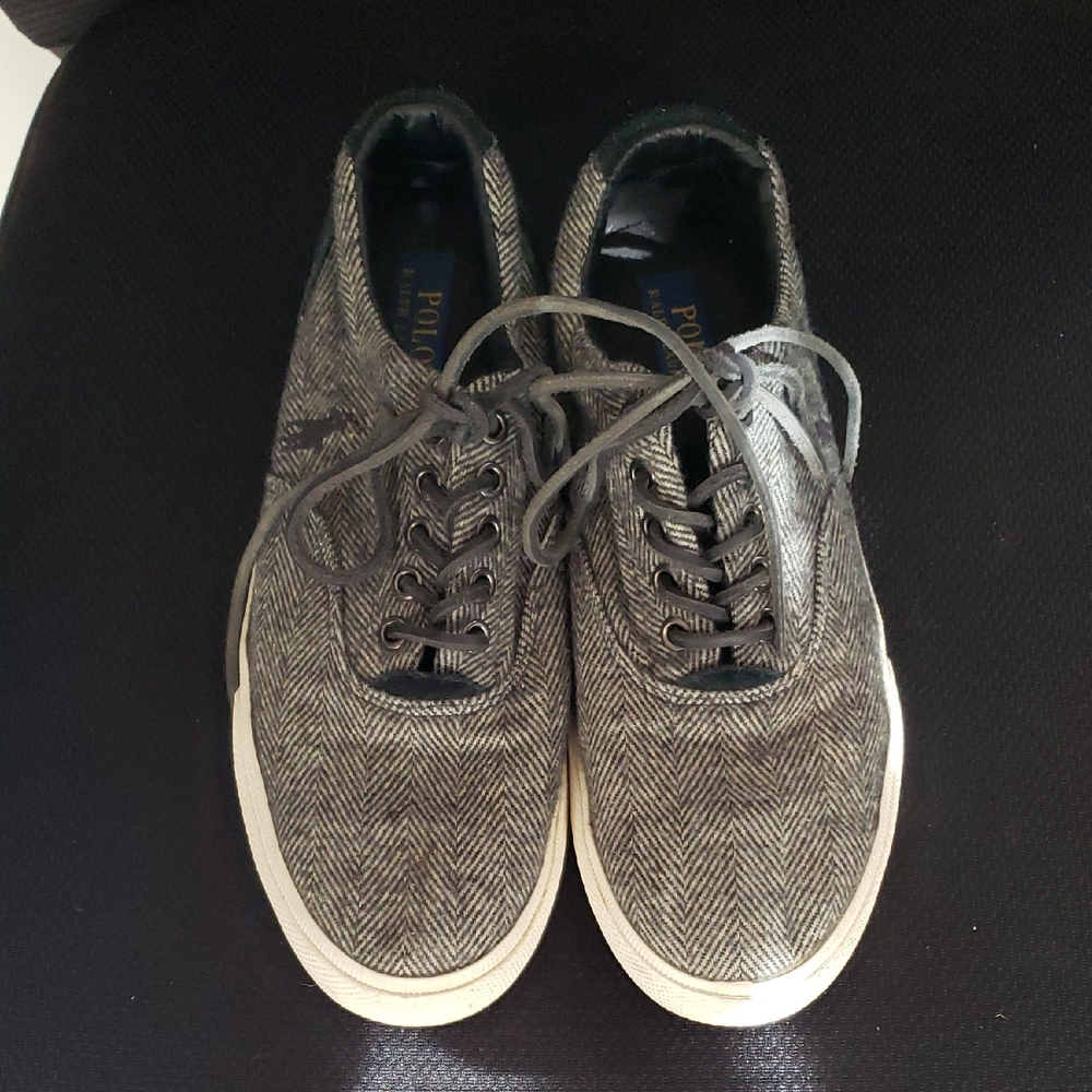 Polo by Ralph Lauren Black and White Sneakers